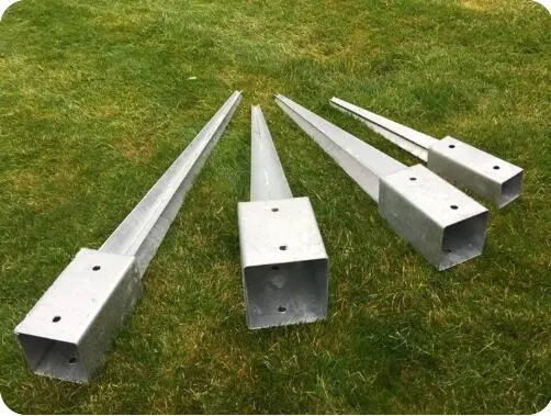 Factory New Design Steel Earth Anchor Installation in Ground Spike